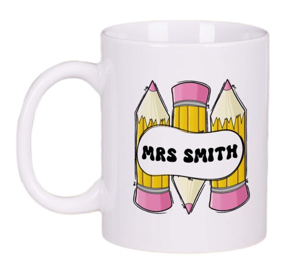 Teachers Pencil Mug 11oz Coffee/Tea Mug, Gift Ideas, Gifts for Teacher, Teachers, School Leaver, Nursery Leaver Gift