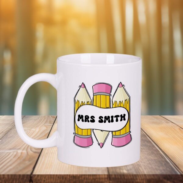 Teachers Pencil Mug 11oz Coffee/Tea Mug, Gift Ideas, Gifts for Teacher, Teachers, School Leaver, Nursery Leaver Gift - Image 3