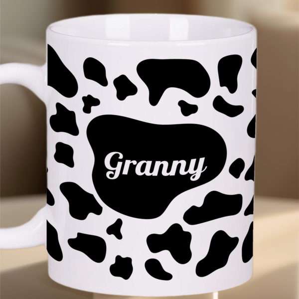 Cow Print Granny Mug Gift Tea Coffee Cup 11oz Mothers Day Gifts, Gift Ideas - Image 4