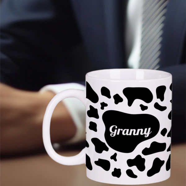 Cow Print Granny Mug Gift Tea Coffee Cup 11oz Mothers Day Gifts, Gift Ideas - Image 5