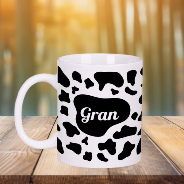 Cow Print Gran Mug Gift Tea Coffee Cup 11oz Mothers Day Gifts, Gift Ideas - Image 6