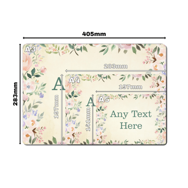 Personalised Floral Metal Sign – Custom Text – Vintage Style Aluminium Plaque for Home, Garden, Weddings or Gifts - Image 8