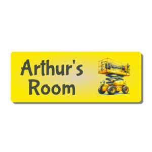 Personalised Kids Room Door Plaque – Cherry Picker