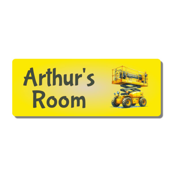 Personalised Kids Room Door Plaque – Cherry Picker