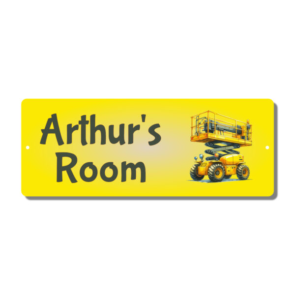 Personalised Kids Room Door Plaque – Cherry Picker - Image 4