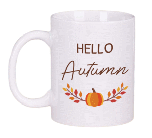 Hello Autumn Mug – 11oz Ceramic Coffee Cup